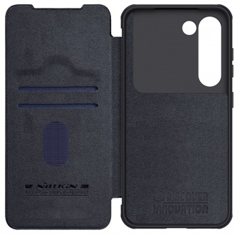 Nillkin Qin Leather Pro Case pro Samsung Galaxy S23 Flip Cover Cover Camera Black