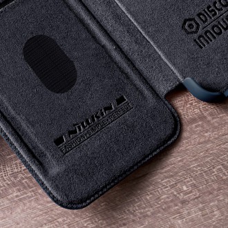 Nillkin Qin Leather Pro Case pro Samsung Galaxy S23+ flip cover kryt fotoaparátu černý