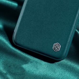Nillkin Qin Cloth Pro pro Samsung Galaxy S23+ Flip Cover Kryt fotoaparátu modrý
