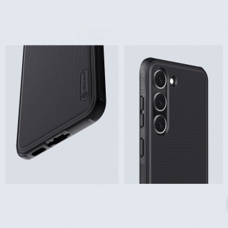 Magnetické pouzdro Nillkin Super Frosted Shield Pro pro Samsung Galaxy S23 s pancéřovým krytem MagSafe černé