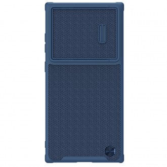Nillkin Textured S Case pro Samsung Galaxy S22 Ultra s krytem fotoaparátu modrý