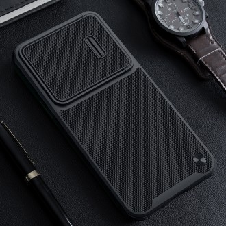 Nillkin Textured S Case pro Samsung Galaxy S23 pancéřový kryt s krytem fotoaparátu černý