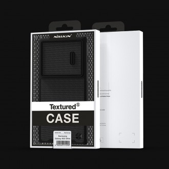 Nillkin Textured S Case pro Samsung Galaxy S23 Ultra pancéřový kryt s krytem fotoaparátu černý