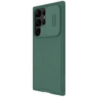 Nillkin CamShield Pro Case pro Samsung Galaxy S23 Ultra kryt s krytem fotoaparátu zelený