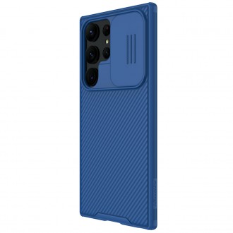 Nillkin CamShield Pro Case pro kryt Samsung Galaxy S23 Ultra s krytem fotoaparátu modrý