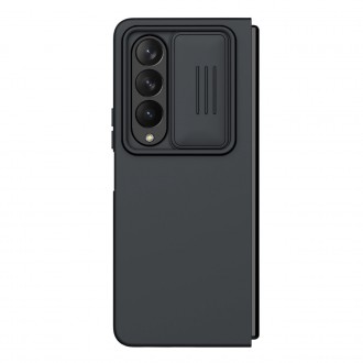 Nillkin CamShield Silky silikonové pouzdro pro Samsung Galaxy Z Fold 4 silikonový kryt s ochranou fotoaparátu černý