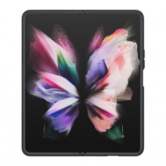 Nillkin CamShield Silky silikonové pouzdro pro Samsung Galaxy Z Fold 4 silikonový kryt s ochranou fotoaparátu černý