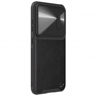 Nillkin CamShield Leather S Case pro kryt Samsung Galaxy S23 s krytem fotoaparátu černý