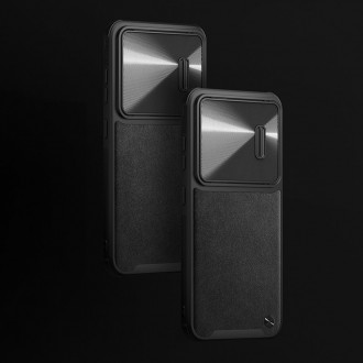 Nillkin CamShield Leather S Case pro kryt Samsung Galaxy S23 s krytem fotoaparátu černý