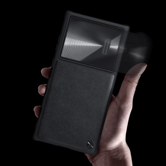 Nillkin CamShield Leather S Case pro kryt Samsung Galaxy S23 Ultra s krytem fotoaparátu černý