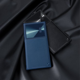 Nillkin CamShield Leather S Case pro kryt Samsung Galaxy S23 Ultra s krytem fotoaparátu černý