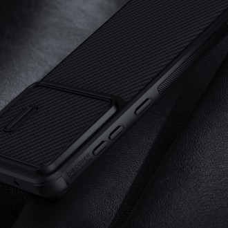 Nillkin Synthetic Fiber S Case pro Samsung Galaxy S23 kryt kryt fotoaparátu černý