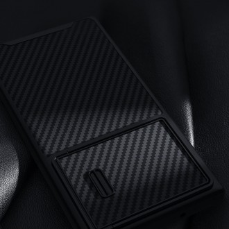 Nillkin Synthetic Fiber S Case pro Samsung Galaxy S23 Ultra kryt kryt fotoaparátu černý