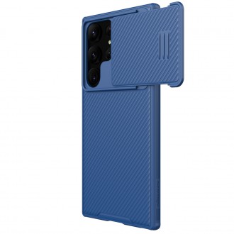 Nillkin CamShield S pro Samsung Galaxy S23 Ultra Armored Cover Kryt fotoaparátu modrý