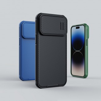 Nillkin CamShield S Case pro iPhone 14 Pro Max obrněný kryt kryt kamery zelený