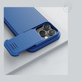 Nillkin CamShield S Case pro iPhone 14 Pro Max obrněný kryt kryt kamery zelený