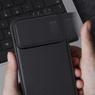 Nillkin CamShield S Case pro iPhone 14 Pro Max obrněný kryt kryt kamery zelený