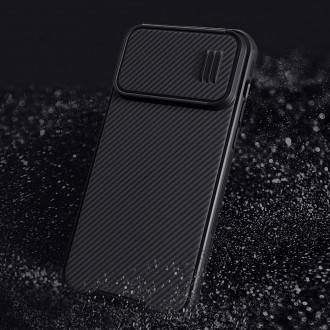 Nillkin CamShield S Case pro iPhone 14 Pro Max obrněný kryt kryt kamery zelený