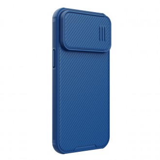 Nillkin CamShield S Case pro iPhone 14 Pro Max obrněný kryt kryt kamery modrý
