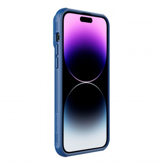 Nillkin CamShield S Case pro iPhone 14 Pro Max obrněný kryt kryt kamery modrý