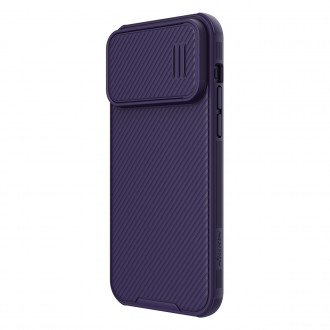 Nillkin CamShield S Case pro iPhone 14 Pro Max pancéřový kryt kryt fotoaparátu fialový