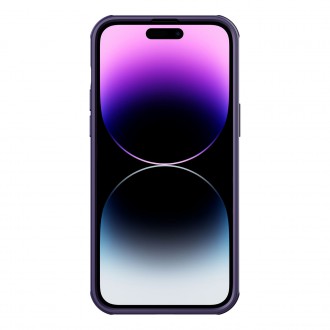 Nillkin CamShield S Case pro iPhone 14 Pro Max pancéřový kryt kryt fotoaparátu fialový