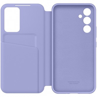 Pouzdro Samsung Smart View Wallet Case pro Samsung Galaxy A54 5G kryt s chytrým výklopným okénkem peněženka na karty modrá (EF-ZA546CVEGWW)
