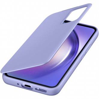 Pouzdro Samsung Smart View Wallet Case pro Samsung Galaxy A54 5G kryt s chytrým výklopným okénkem peněženka na karty modrá (EF-ZA546CVEGWW)