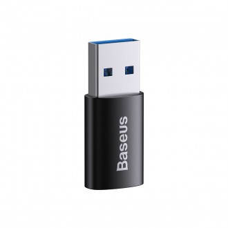 Baseus Ingenuity Series Mini USB 3.1 OTG to USB Type C adapter black (ZJJQ000101)