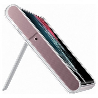 Samsung Standing Cover Hard Case with Stand for Samsung Galaxy S22 Ultra Transparent (EF-JS908CTEGWW)