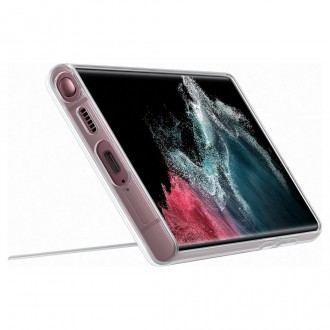 Samsung Standing Cover Hard Case with Stand for Samsung Galaxy S22 Ultra Transparent (EF-JS908CTEGWW)