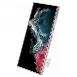 Samsung Standing Cover Hard Case with Stand for Samsung Galaxy S22 Ultra Transparent (EF-JS908CTEGWW)