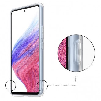 Samsung Soft Clear Cover TPU Gel Case Flower Cover for Samsung Galaxy A53 transparent (EF-QA536TTEGWW)