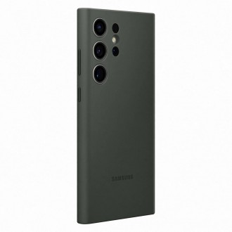 Silikonové pouzdro Samsung pro Samsung Galaxy S23 Ultra silikonové pouzdro khaki (EF-PS918TGEGWW)