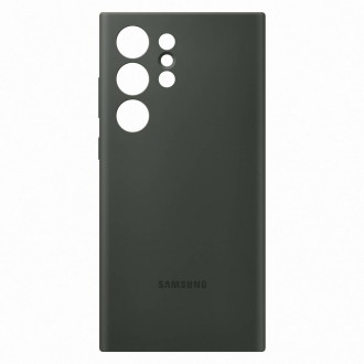 Silikonové pouzdro Samsung pro Samsung Galaxy S23 Ultra silikonové pouzdro khaki (EF-PS918TGEGWW)