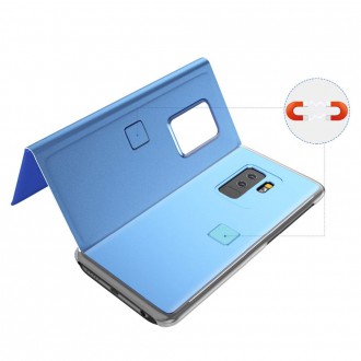 Clear View Case cover for Samsung Galaxy S20 Ultra blue