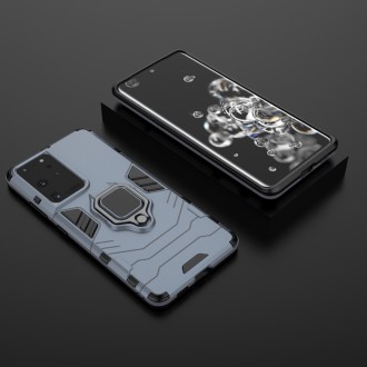 Ring Armor Case Kickstand Tough Rugged Cover for Samsung Galaxy S21 Ultra 5G blue