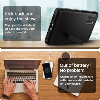 Spigen TOUGH ARMOR GALAXY S20 FE ČERNÁ