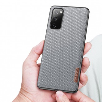 Dux Ducis Fino case covered with nylon material for Samsung Galaxy S20 FE 5G gray