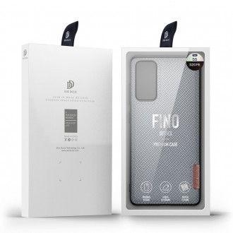 Dux Ducis Fino case covered with nylon material for Samsung Galaxy S20 FE 5G gray