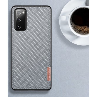Dux Ducis Fino case covered with nylon material for Samsung Galaxy S20 FE 5G gray