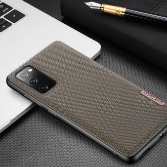 Dux Ducis Fino case covered with nylon material for Samsung Galaxy S20 FE 5G gray