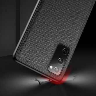 Dux Ducis Fino case covered with nylon material for Samsung Galaxy S20 FE 5G gray