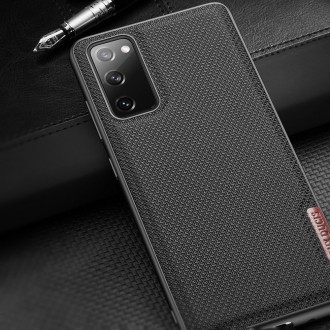 Dux Ducis Fino case covered with nylon material for Samsung Galaxy S20 FE 5G gray