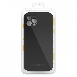 Wozinsky Color Case silicone flexible durable case iPhone 13 Pro Max black