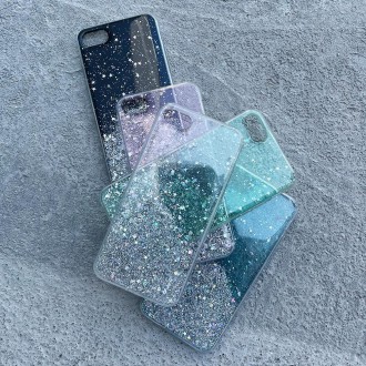 Star Glitter Shining Cover for iPhone 13 black