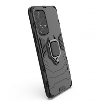 Ring Armor tough hybrid case cover + magnetic holder for Samsung Galaxy A53 5G black