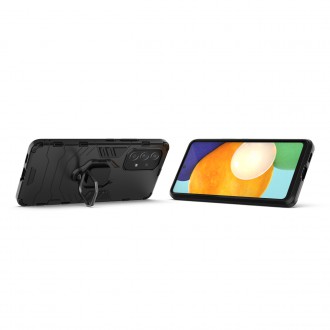 Ring Armor tough hybrid case cover + magnetic holder for Samsung Galaxy A53 5G black