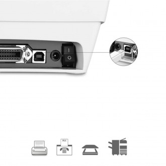Ugreen kabel tiskárny USB-C - USB-B 480 Mb/s 1m bílý (US241)