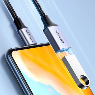 Ugreen OTG adaptérový kabel USB-C (samec) - USB-A (samice) 5 Gb/s 0,15 m černý (US378)